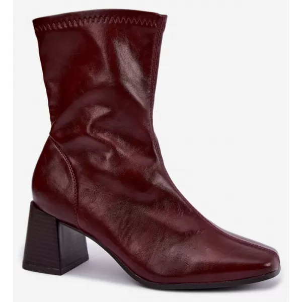  Dámské kotníkové boty BOTO D-332 BURGUNDY 