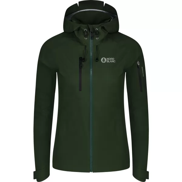  Dámská nepromokavá bunda NORDBLANC HEYDAY NBSJL8316 ZELENÁ 