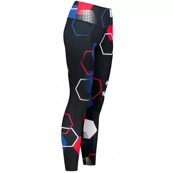  Dámské dlouhé funkční legíny premium (nové velikosti) ALTISPORT VOJ/ALW036LEG05 HEXA ČERNÁ 
