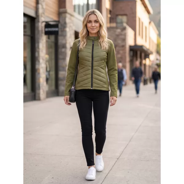  Dámská hybridní bunda MALFINI PREMIUM CROSS 556 AVOCADO GREEN 