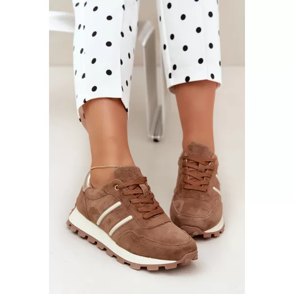  Dámské tenisky D&A LR62-7101 BEIGE 