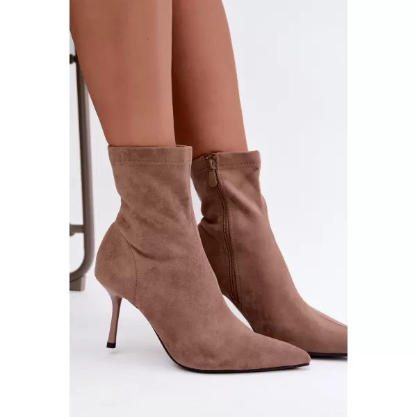  Dámské kotníkové boty BOTO MM-42 BEIGE 