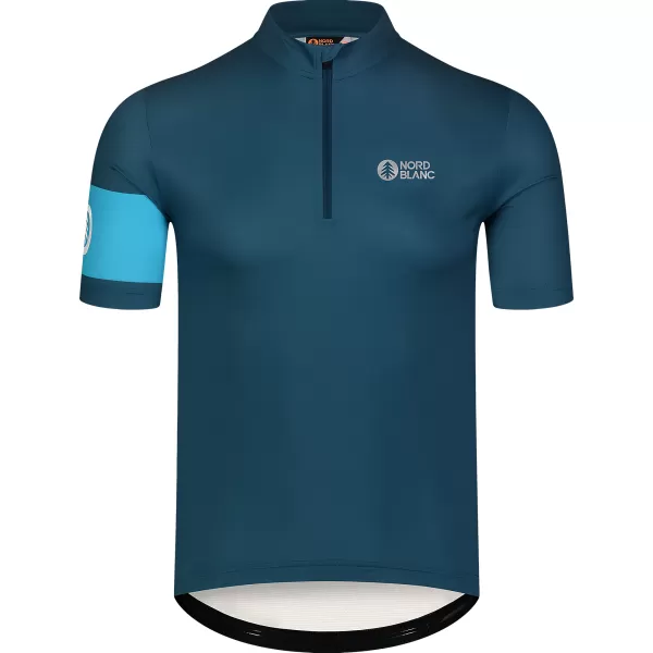  Pánský cyklo dres NORDBLANC CAMEL NBSMF8079 MODRÁ 