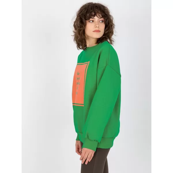  Dámská mikina EX MODA EM-BL-617-3.15P GREEN 