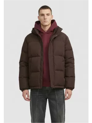 Pánská prošívaná bunda URBAN CLASSICS TB8703-21219 WARM BROWN