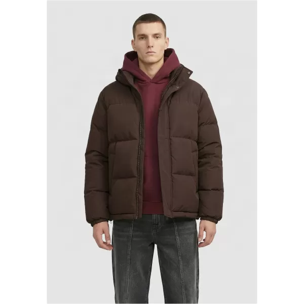  Pánská prošívaná bunda URBAN CLASSICS TB8703-21219 WARM BROWN 