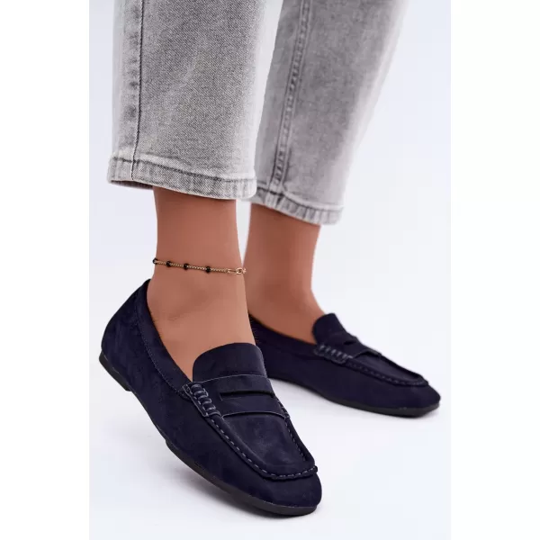  Dámské mokasíny BOTO D-307 NAVY 