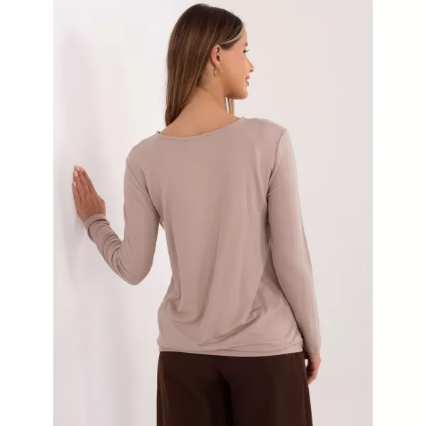  Dámská halenka RELEVANCE RV-BZ-A-160.19P DARK BEIGE 