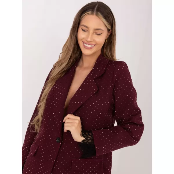  Dámská bunda ITALY MODA IT-MA-FL9916-1.07P BURGUNDY 