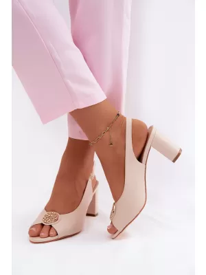 Dámské sandály BOTO 26SD98-9823 BEIGE