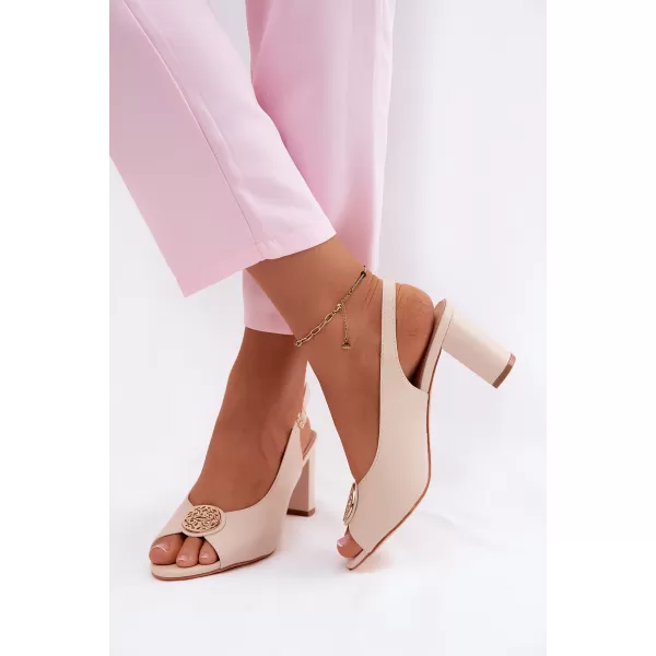  Dámské sandály BOTO 26SD98-9823 BEIGE 