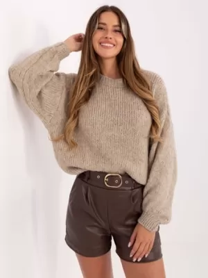 Dámský svetr ITALY MODA MI-SW-1909.21 BEIGE
