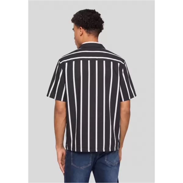  Pánská košile URBAN CLASSICS TB8429-00826 BLACK/WHITE 