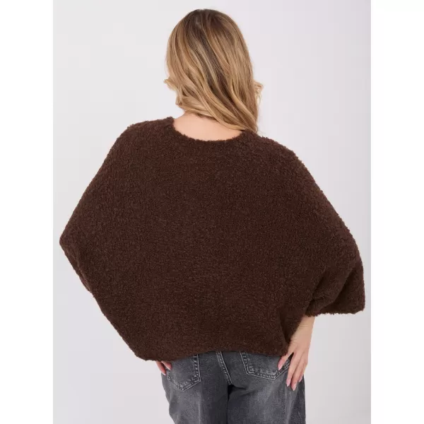  Dámský svetr FACTORY PRICE CH-SW-72996.26 DARK BROWN 