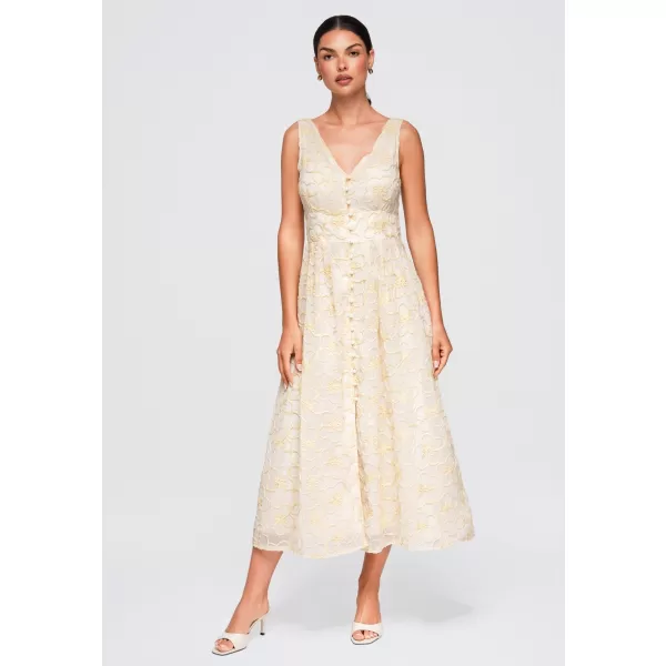  Dámské šaty OMBRE OW-DLR-E0015 BEIGE 
