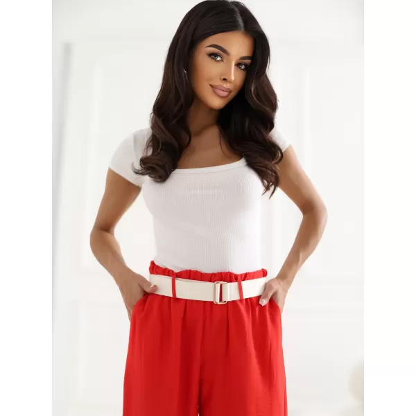  Dámské kalhoty RUE PARIS IT-SP-10368.34 RED 