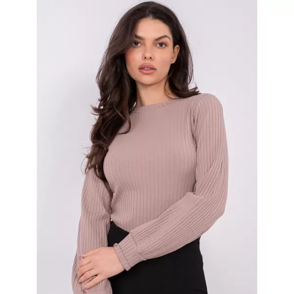  Dámská halenka RUE PARIS RV-BZ-A1052.00 DARK BEIGE 