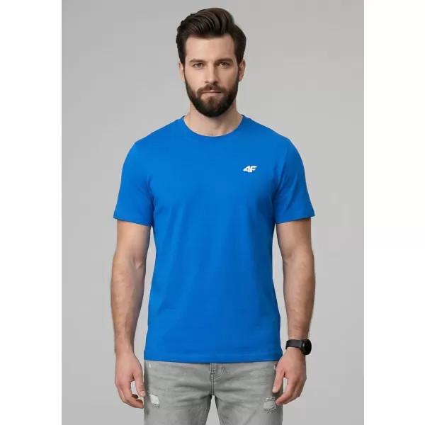  Pánské triko 4F 4FWMM00TTSHM3341 BLUE 