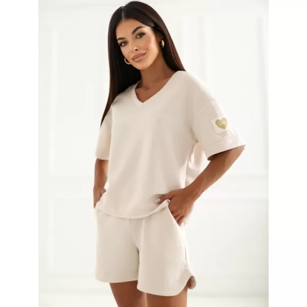  Dámský komplet ITALY MODA MO-KMPL-M61773xy.86 LIGHT BEIGE 