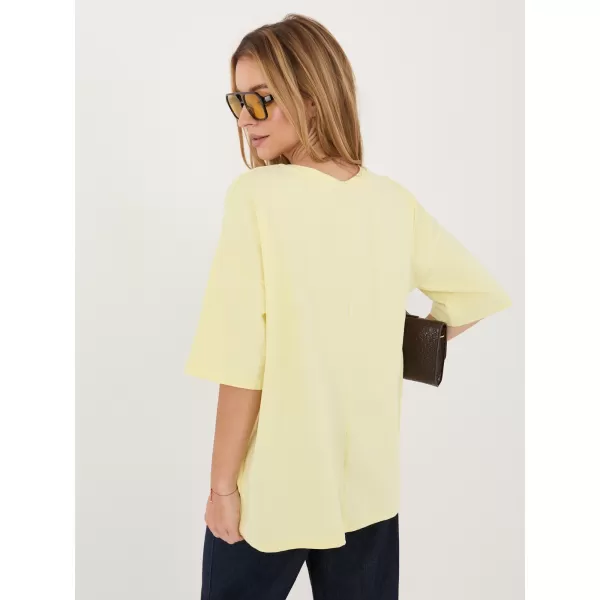  Dámské tričko RUE PARIS RV-BZ-A1230.12 BRIGHT YELLOW 