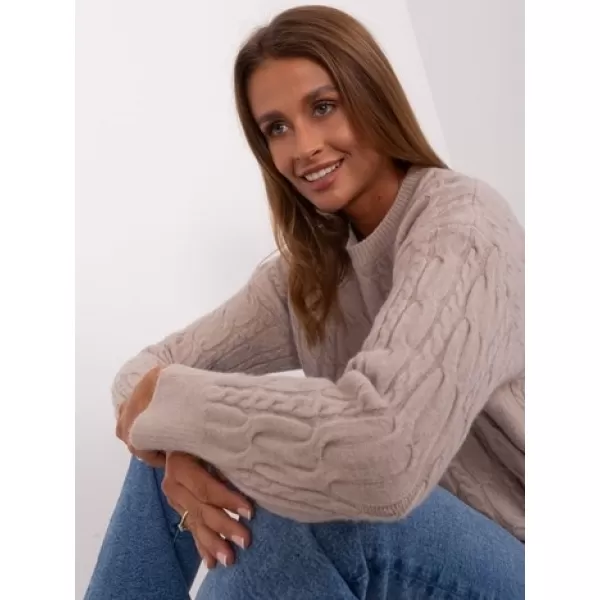  Dámský svetr WOOL FASHION ITALIA AT-SW-2335.27 BEIGE 