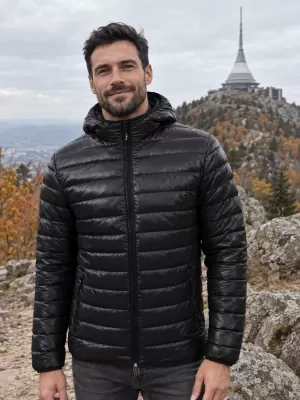 Pánská bunda MALFINI EVEREST 552 ČERNÁ