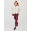 Dámské kalhoty RUE PARIS IT-SP-FL8576.06P DARK RED