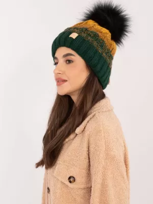 Dámská čepice RUE PARIS JK-CZ-52.17 DARK GREEN