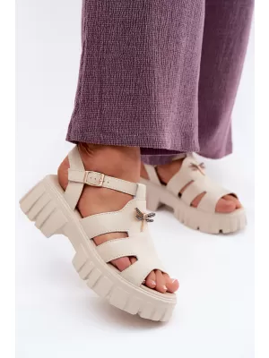 Dámské sandály VINCEZA 79627 BEIGE