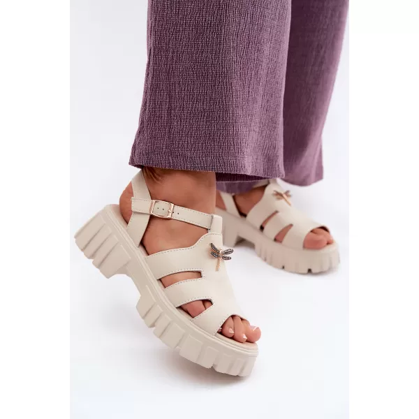  Dámské sandály VINCEZA 79627 BEIGE 