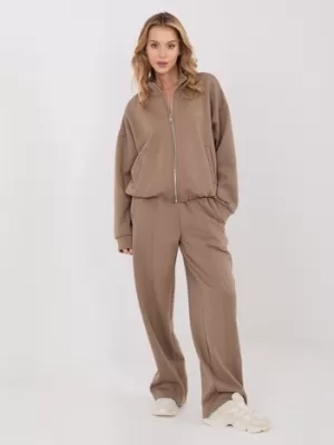 Dámské kalhoty FACTORY PRICE SM-SP-A1561.25 DARK BEIGE