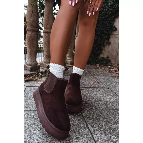  Dámské boty BIG STAR SHOES UU274174 BROWN/BEIGE SHADOWS 