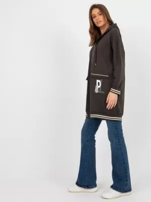 Dámská mikina RELEVANCE RV-BL-8149.91P DARK KHAKI