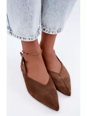 Dámské baleríny BOTO 9755 LIGHT BROWN