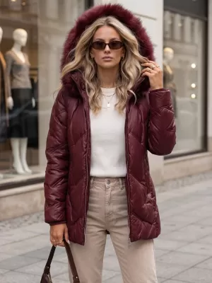 Dámská bunda DSTREET BORDOVÁ