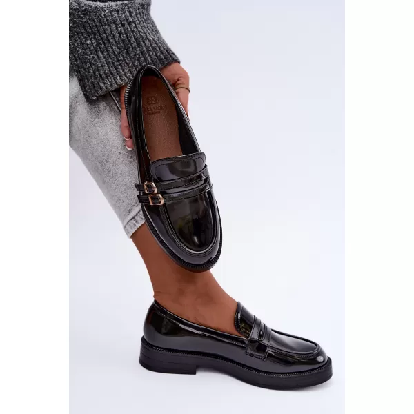  Dámské mokasíny BOTO D-325 BLACK 