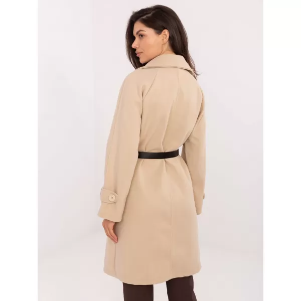  Dámský kabát RUE PARIS IT-PL-FL5712.84 BEIGE 