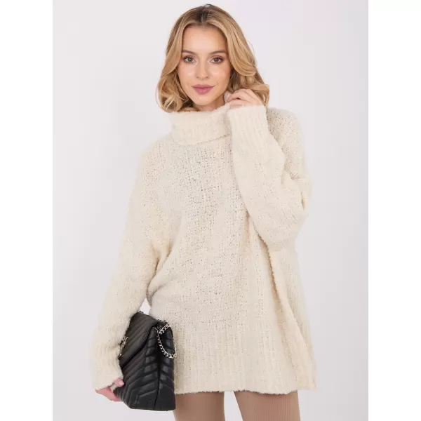  Dámský svetr FACTORY PRICE CH-SW-72993.25 LIGHT BEIGE 