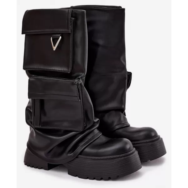  Dámské kozačky BOTO CLS-586 BLACK 