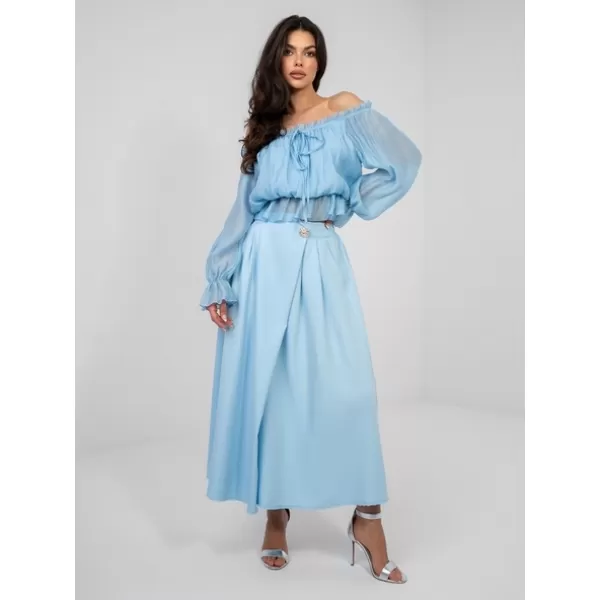  Dámská sukně FACTORY PRICE IT-SD-81036.82 LIGHT BLUE 