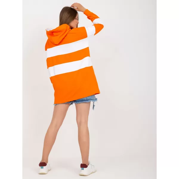  Dámská mikina RUE PARIS RV-BL-8074.98 ORANGE 