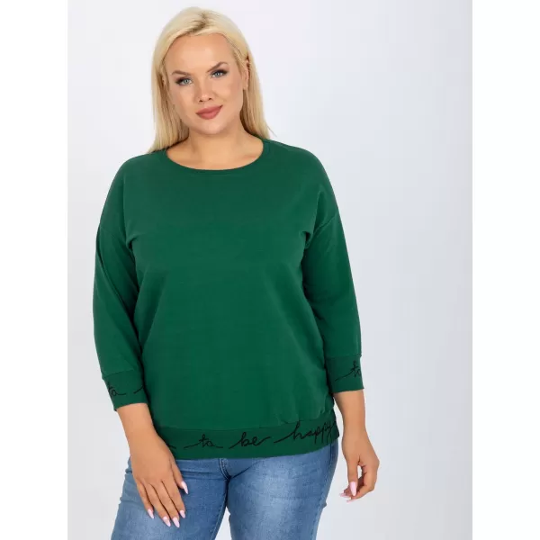  Dámská mikina RELEVANCE RV-BL-5978.06P BLACK AND GREEN 