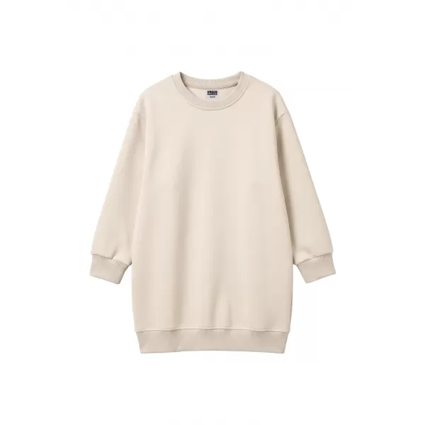  Dívčí mikinové šaty URBAN CLASSICS UCK8565-02903 WHITE SAND 