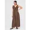 Dámské šaty OMBRE OW-DLR-E0014 BROWN