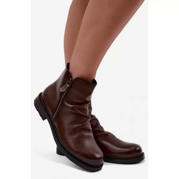  Dámské kozačky VINCEZA 58683 BROWN 