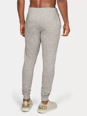 Pánské tepláky UNDER ARMOUR SPORTSTYLE TERRY JOGGER 1329289-112 BÍLÁ