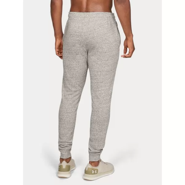  Pánské tepláky UNDER ARMOUR SPORTSTYLE TERRY JOGGER 1329289-112 BÍLÁ 