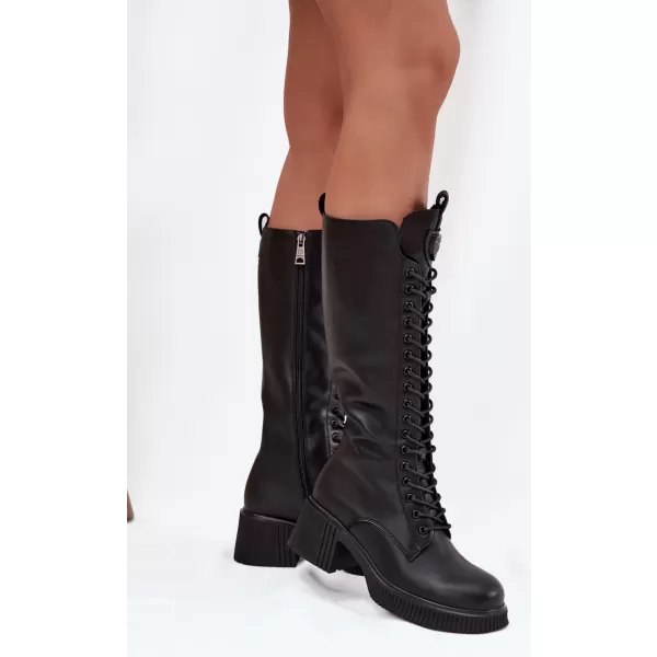  Dámské kozačky VINCEZA 66804 BLACK 