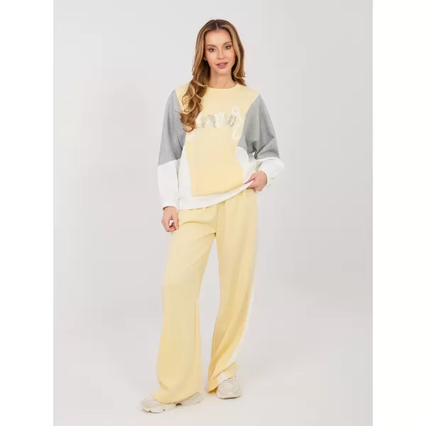  Dámská tepláková souprava RUE PARIS IT-KMPL-22210.93 BRIGHT YELLOW 