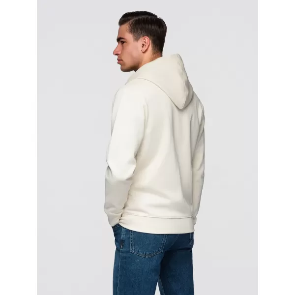  Pánská mikina OMBRE OM-SSBZ-0272 CREAM 